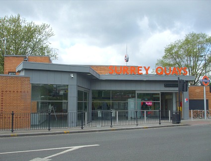 Surrey Quays Train Station, London